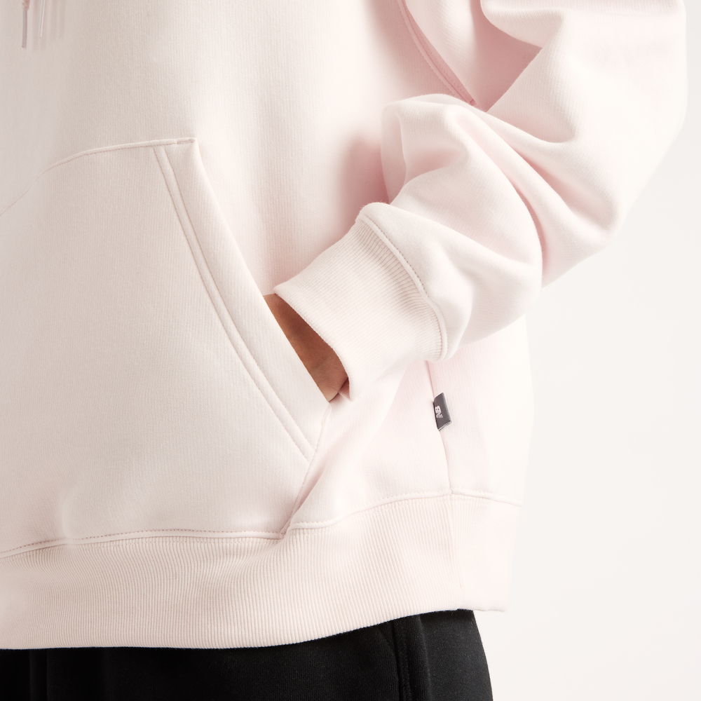 Dámská mikina New Balance Pressed Flowers – růžové