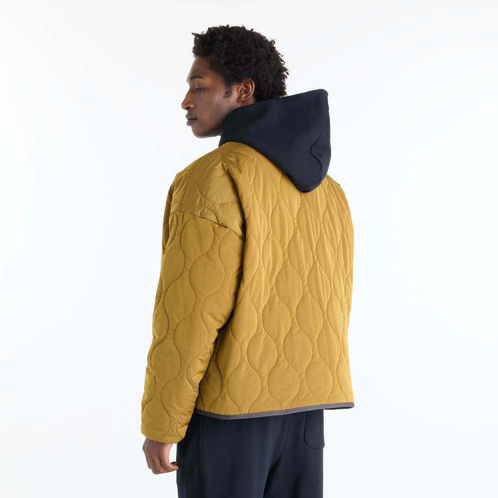 Pánská bunda New Balance Quilted Bomber – žluté