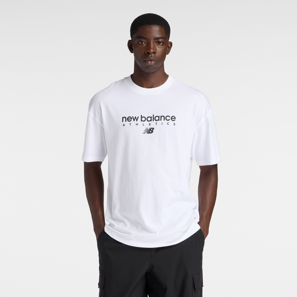 Pánské tričko New Balance MT61D0U5WT – bílé
