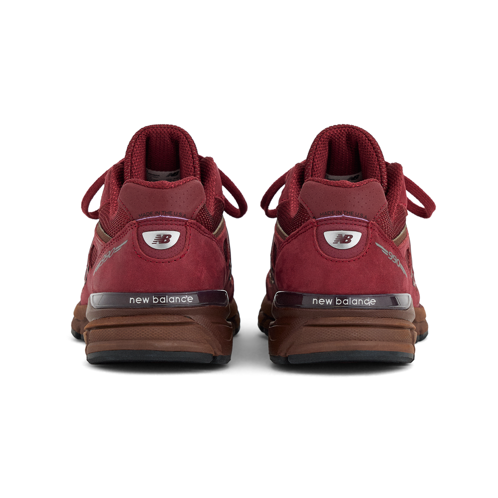 Unisex boty New Balance U990BR4 – bordó