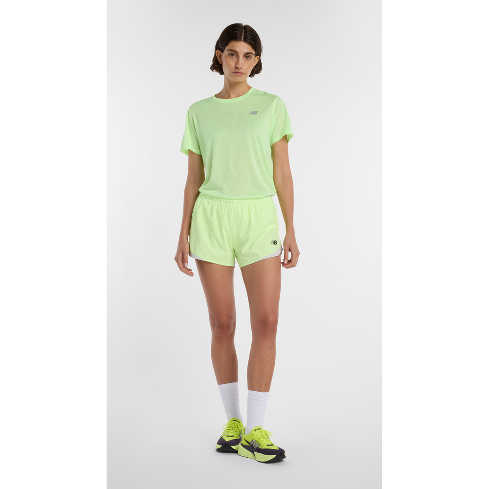 Dámské šortky New Balance WB61J868AFG – zelené