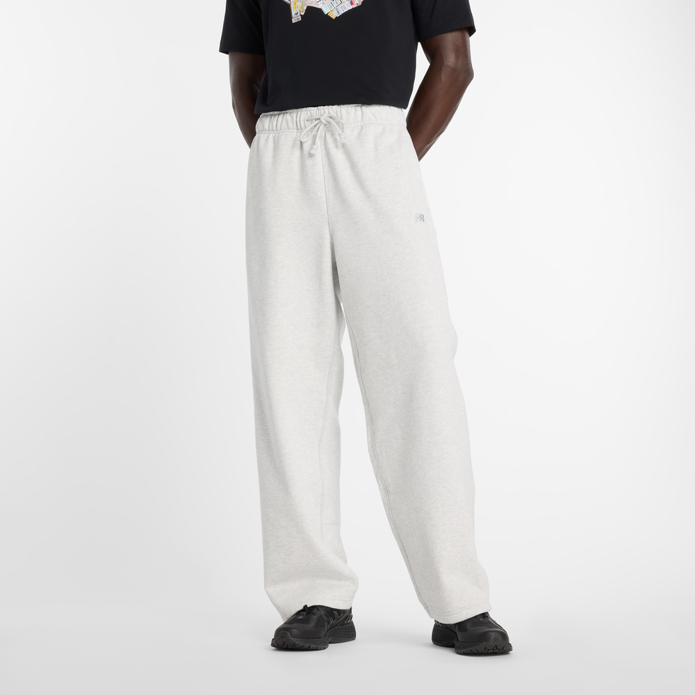 Pánské kalhoty New Balance MP53504AHH – šedé