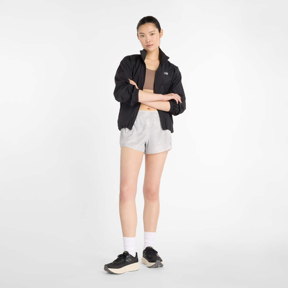 Dámské šortky New Balance WS41201GYM – šedé