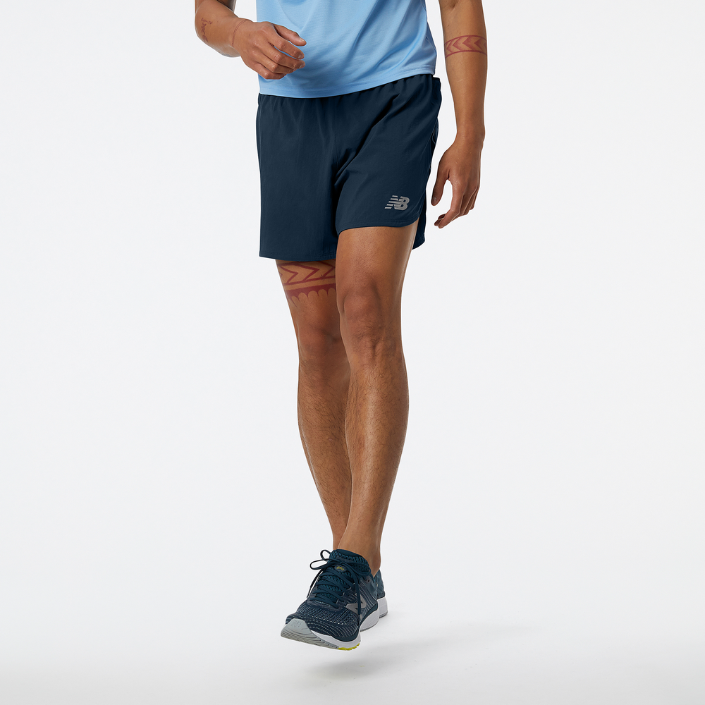 Pánské šortky New Balance MS21268NGO – tmavomodrá