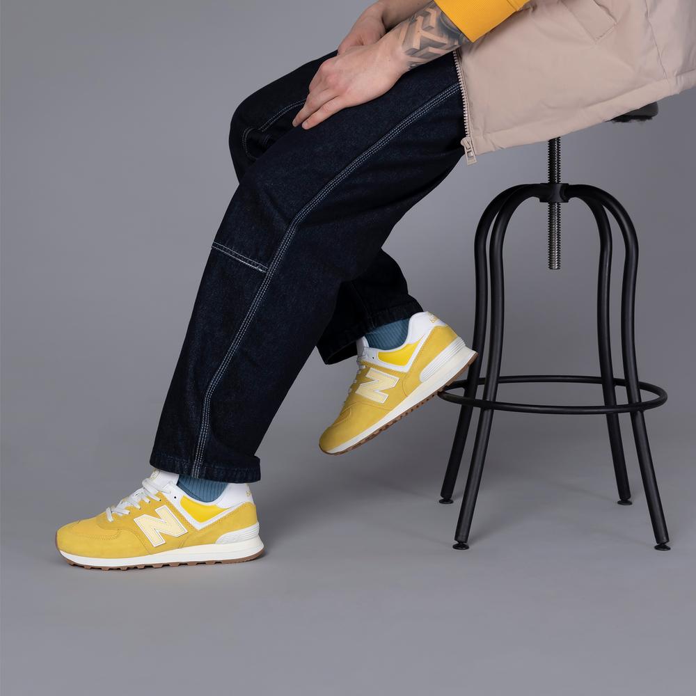 Boty unisex New Balance U574YK2 – žluté