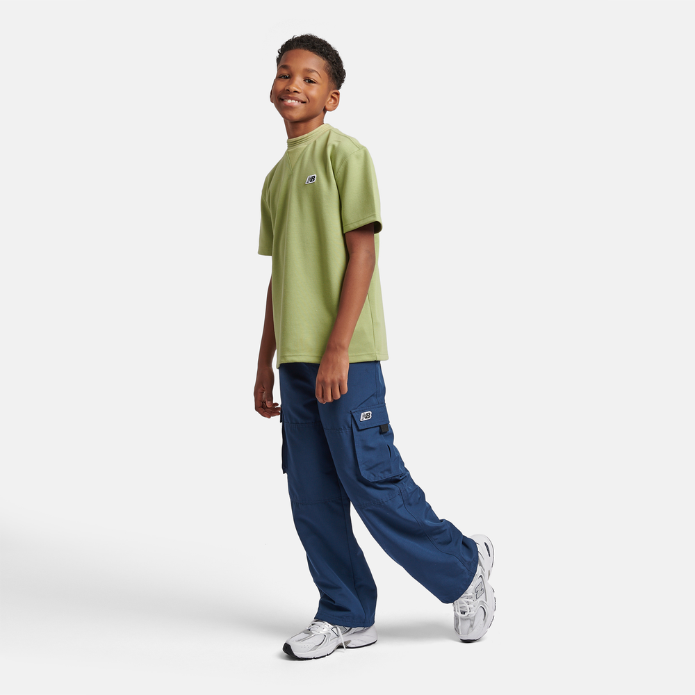 Dětské tričko New Balance LAKB0191EEN – zelené