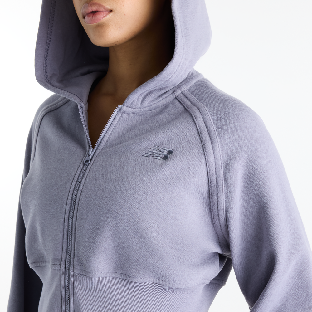 Dámská mikina New Balance Brushed Coastal – fialové
