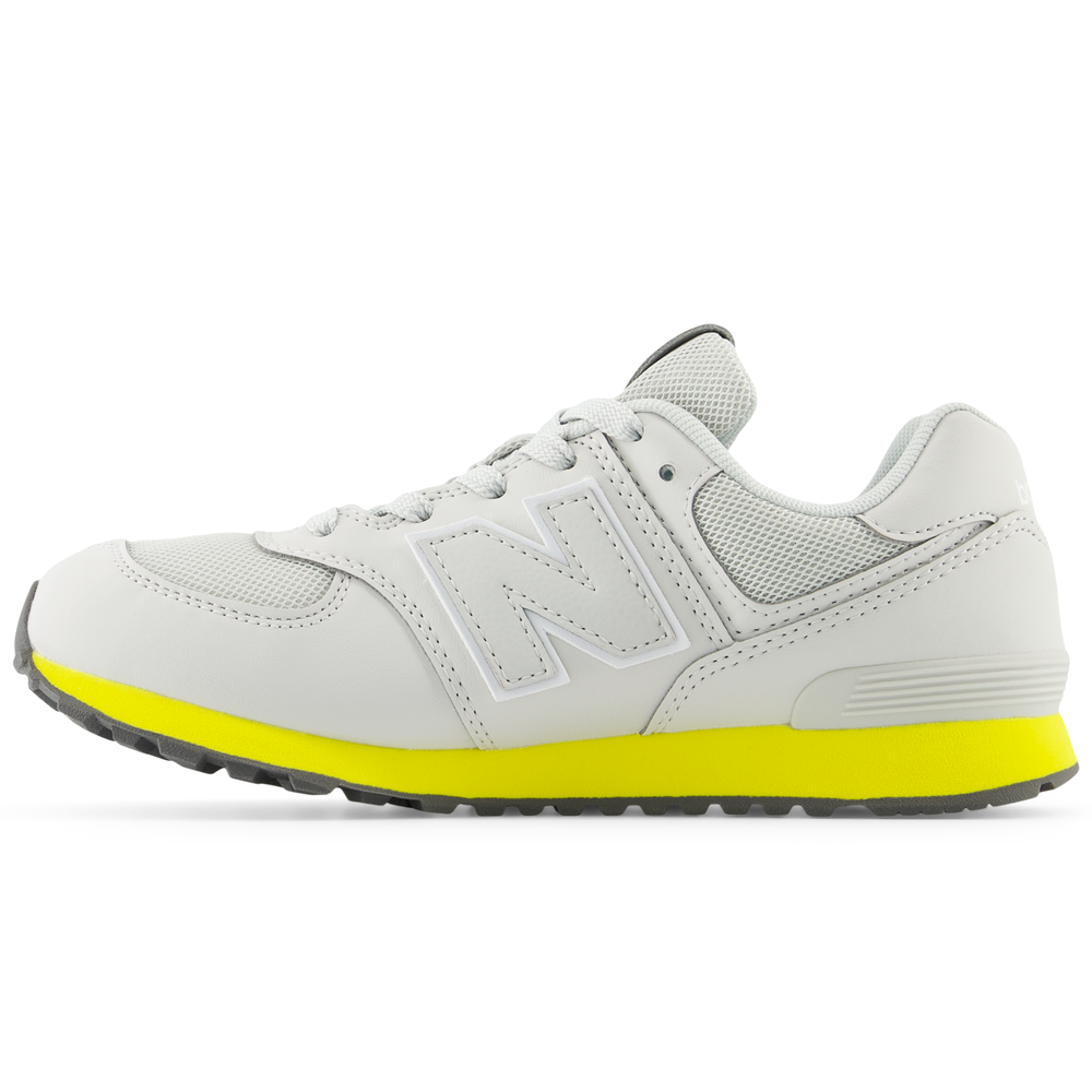 Dětské boty New Balance GC574MSC – šedé