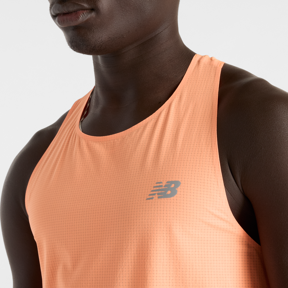 Pánské tričko New Balance MT51205HMO – oranžová