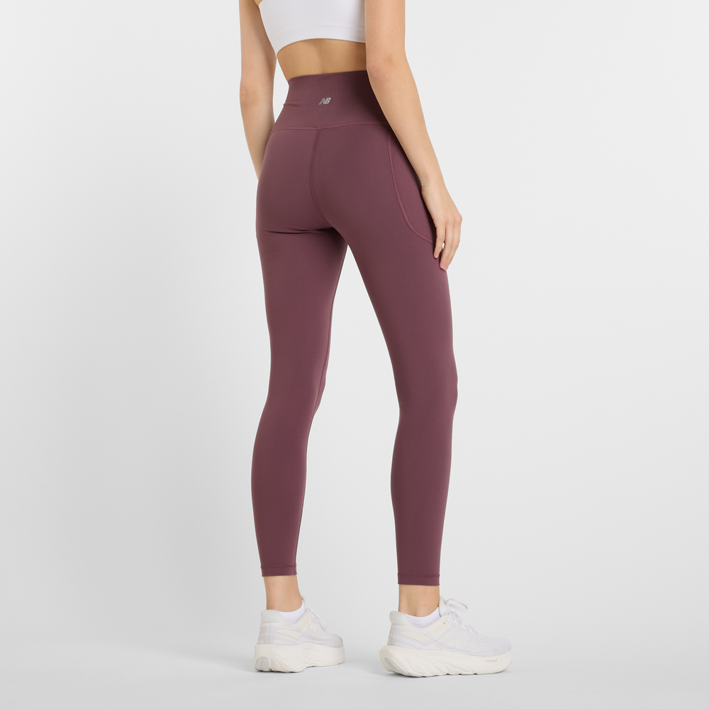 Dámské legíny New Balance WP51124FDP – bordó
