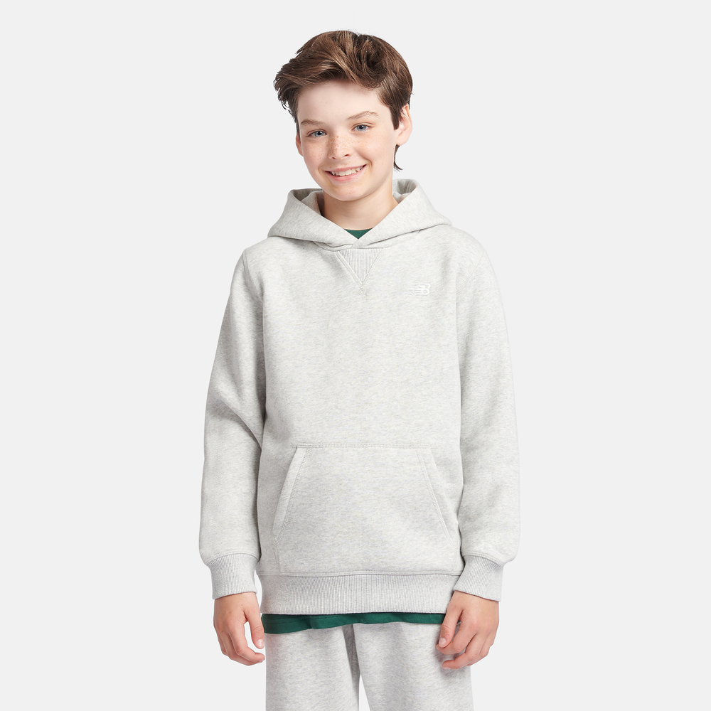 Dětská mikina New Balance LAKB0056AHH – šedé