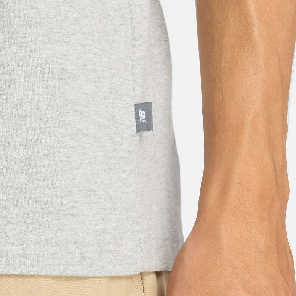 Pánské tričko New Balance MT61778SAG – šedé