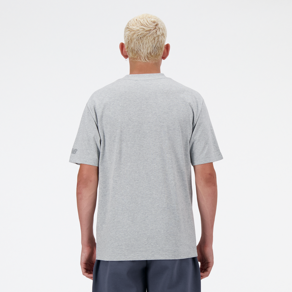 Pánské tričko New Balance MT41519AG – šedé