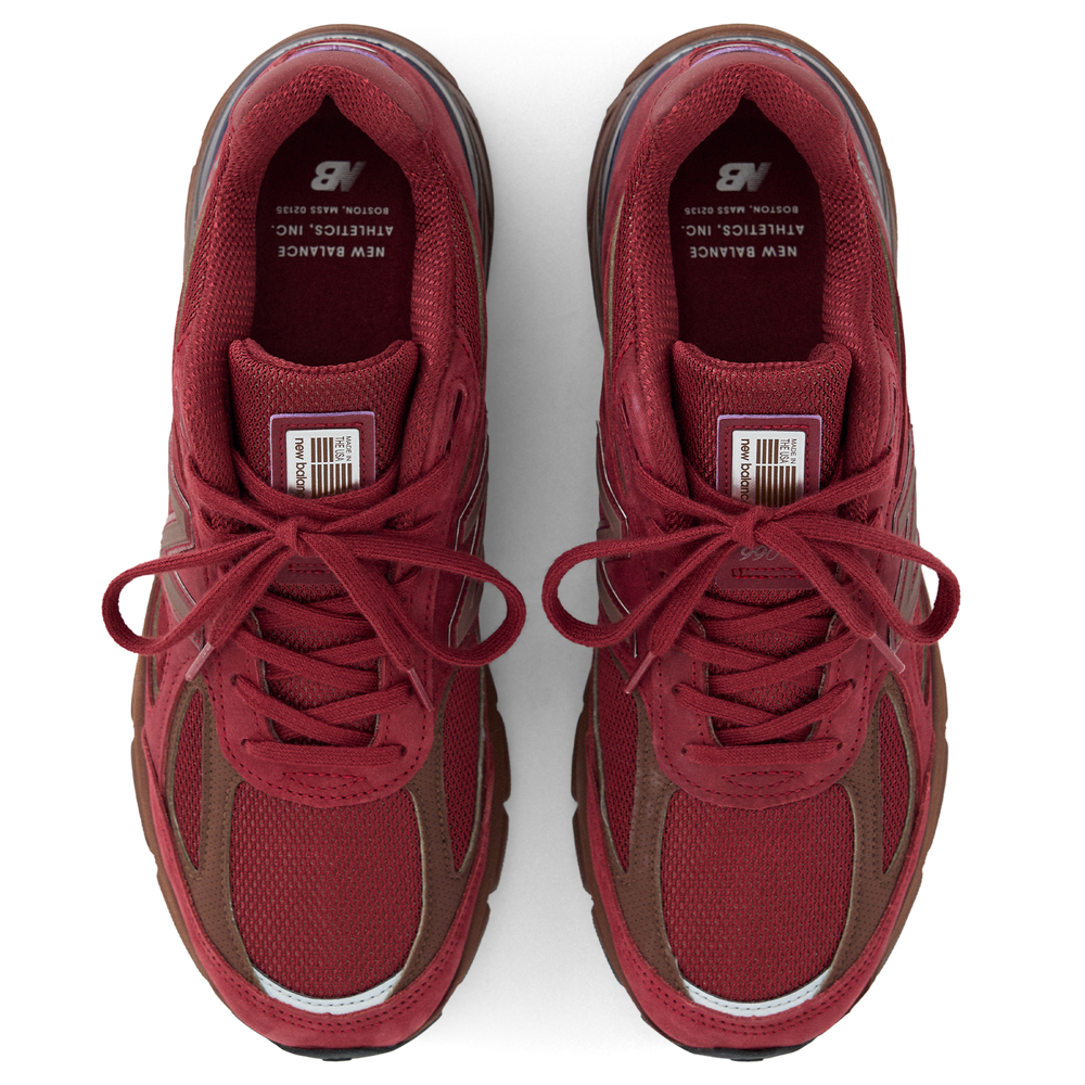 Unisex boty New Balance U990BR4 – bordó