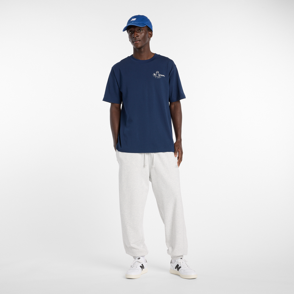 Pánské tričko New Balance MT61J9ICNNY – tmavomodrá