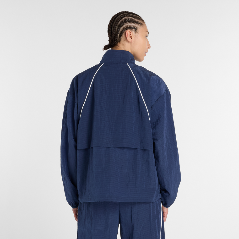 Dámská bunda New Balance WJ6113KSNNY – tmavomodrá