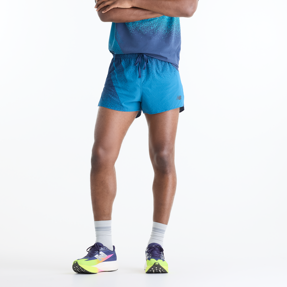 Pánské šortky New Balance MB6140TLATD – modré