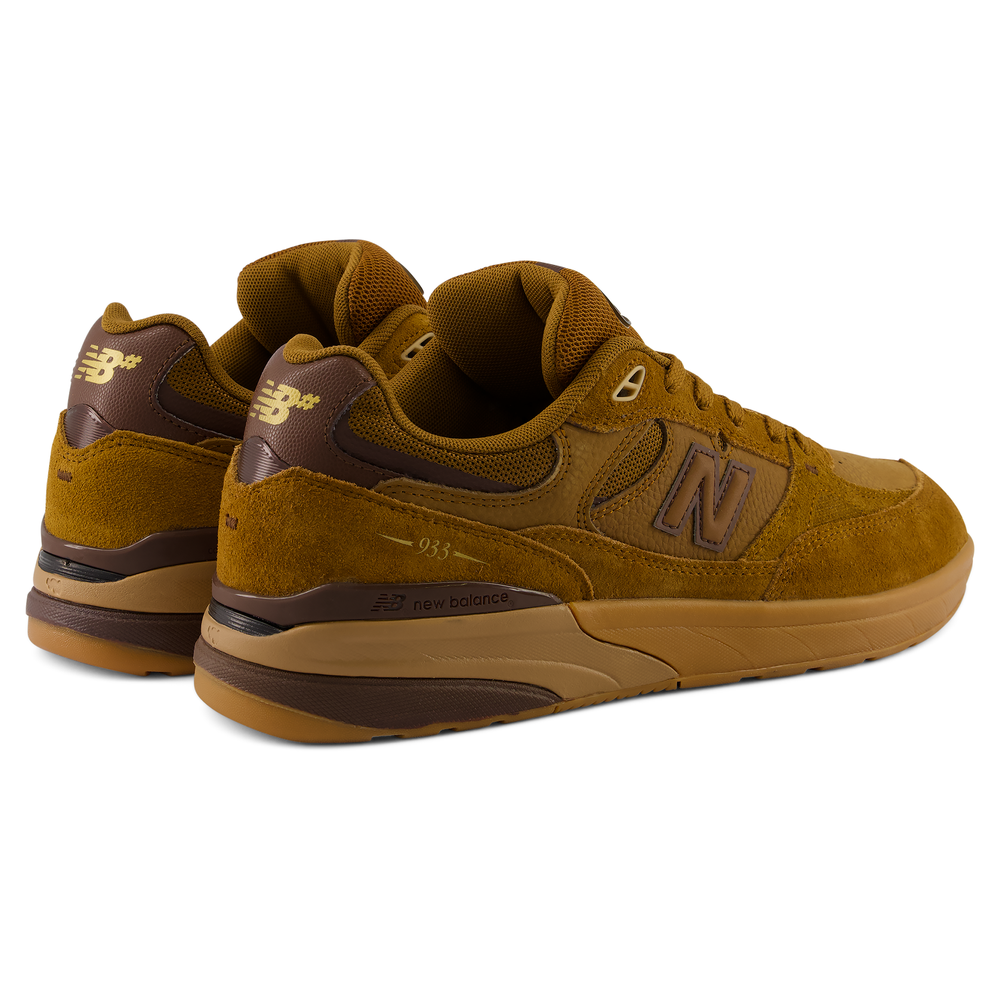 Unisex boty New Balance Numeric UN933LRO – hnědý