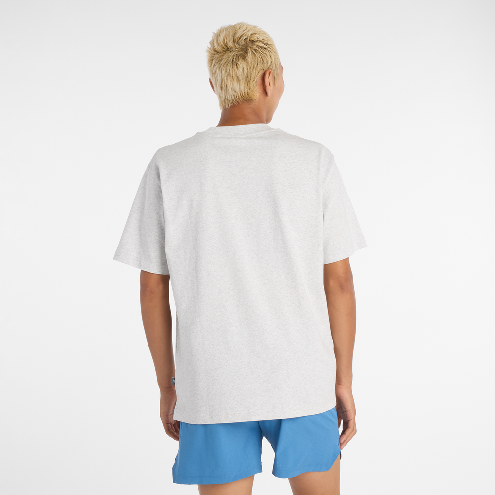 Pánské tričko New Balance MT41908AHH – šedé