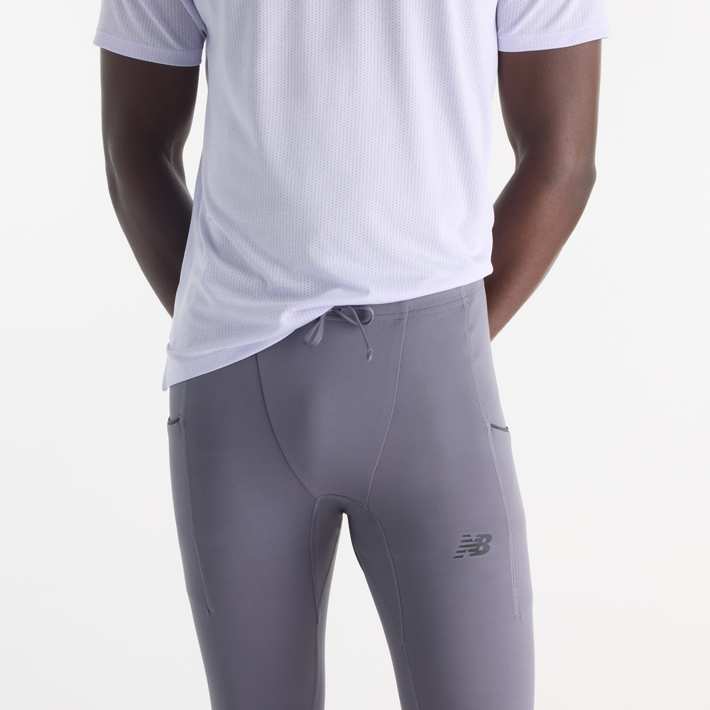 Pánské kalhoty New Balance Reflective RC Heat – šedé