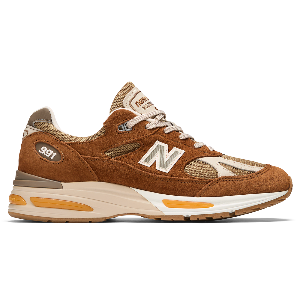 Unisex boty New Balance U991GB2 – hnědý