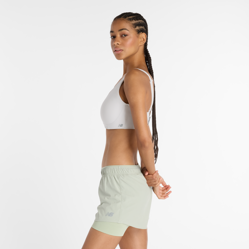 Sportovní podprsenka New Balance WB51052GYM – bílé