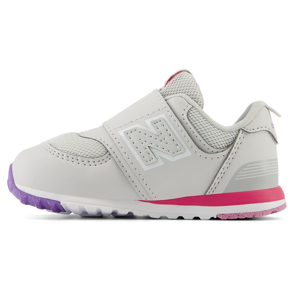 Dětské boty New Balance NW574KII – šedé