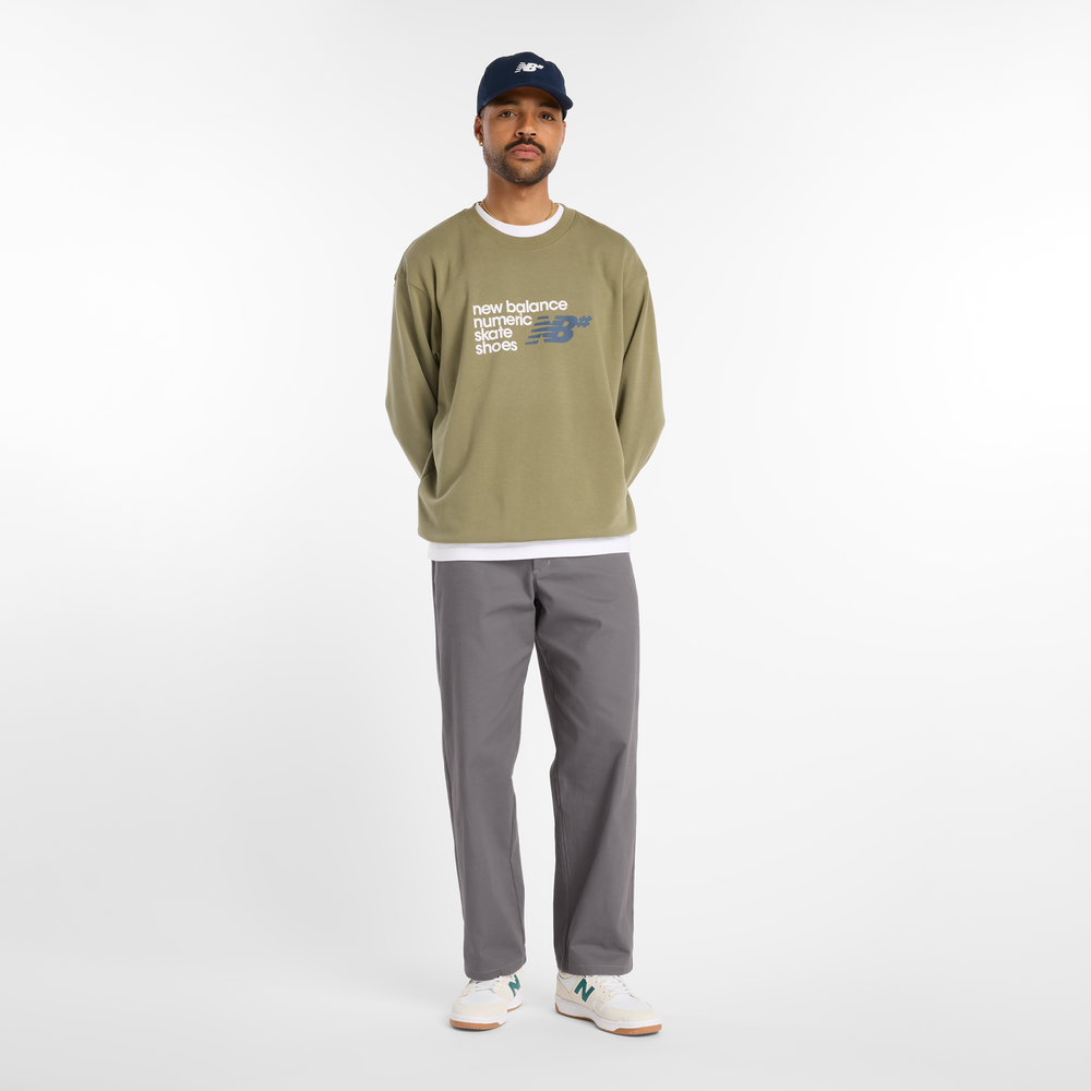 Pánská mikina New Balance Numeric MT51952DEK – zelené
