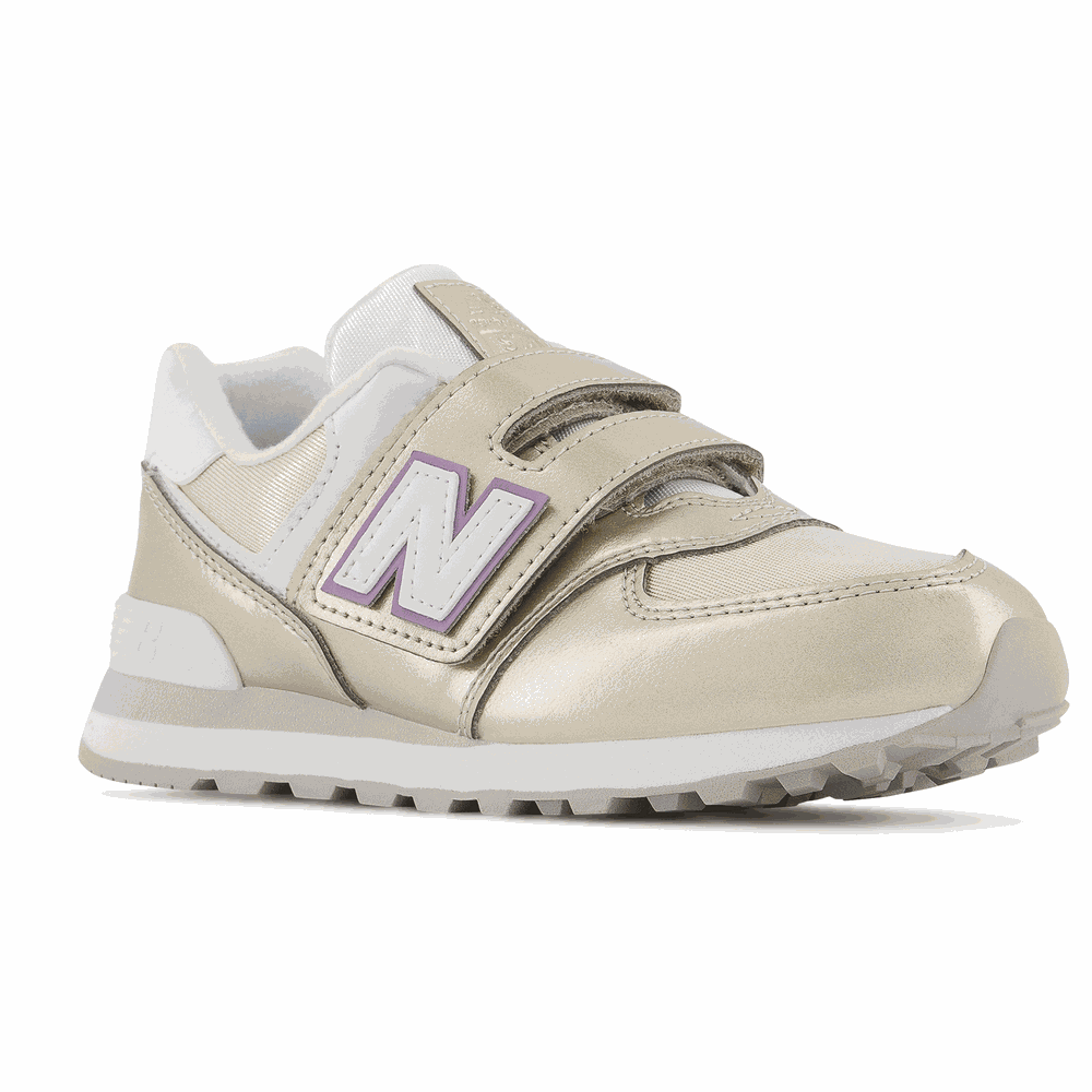 Dětské boty New Balance PV574LK1 – zlato