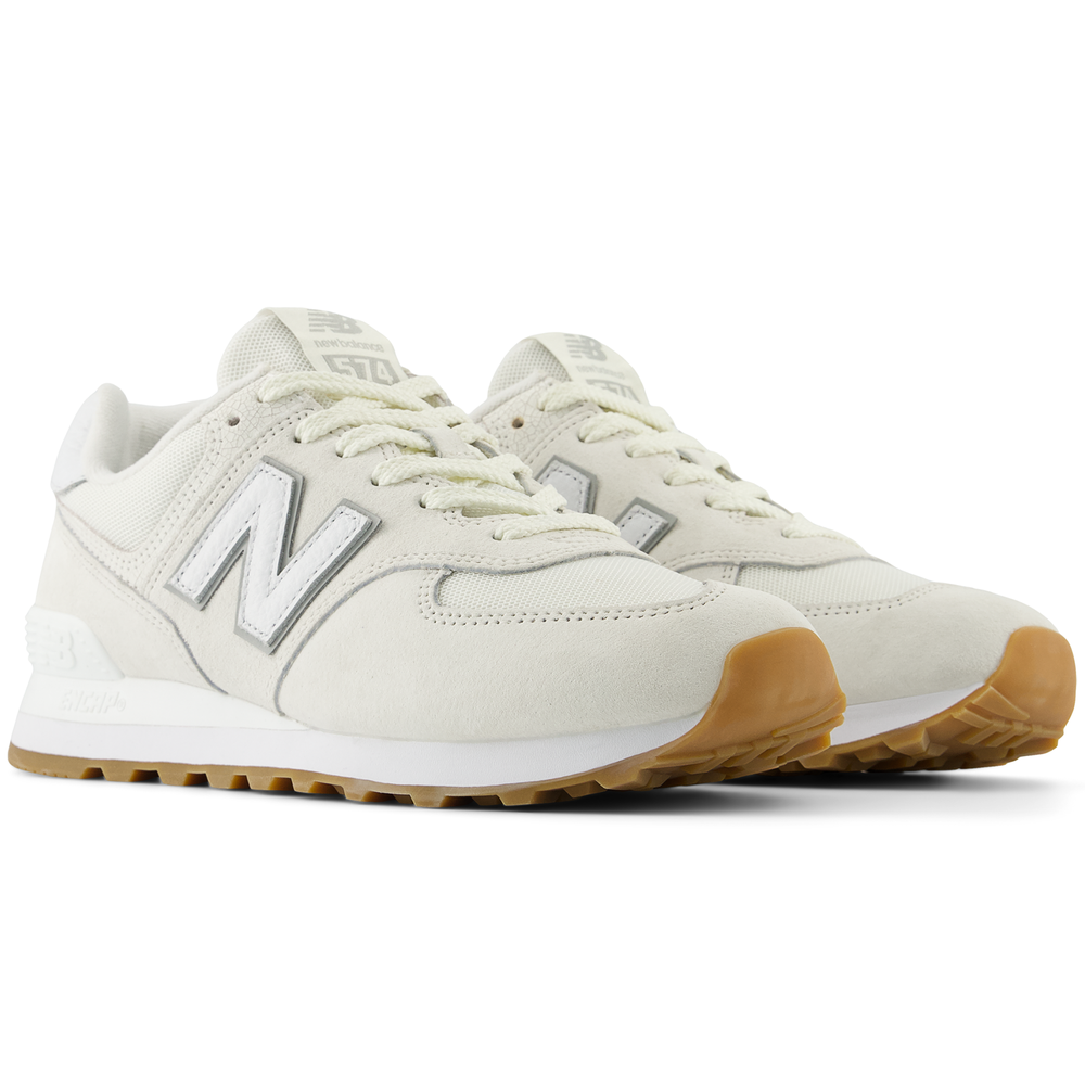 Unisex boty New Balance U574RAD – bílé