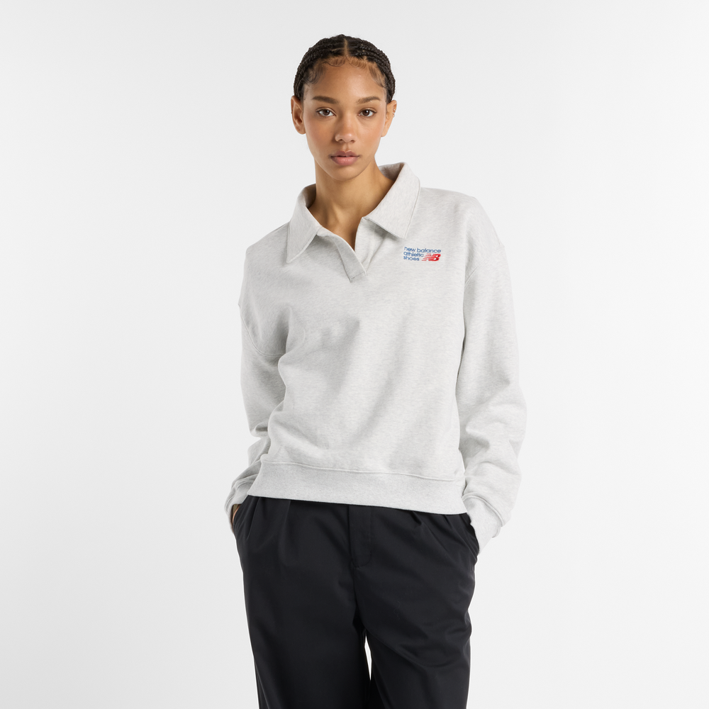 Dámská mikina New Balance WT51513AHH – šedé