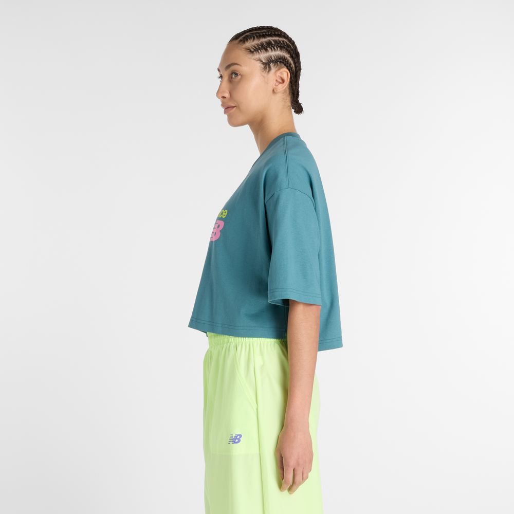 Dámské tričko New Balance WT51908AAZ – modré