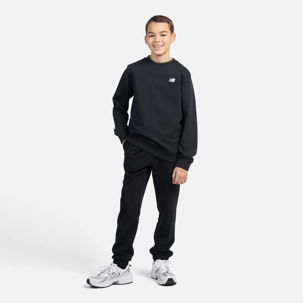 Dětská mikina New Balance LAKB0055BK – černé