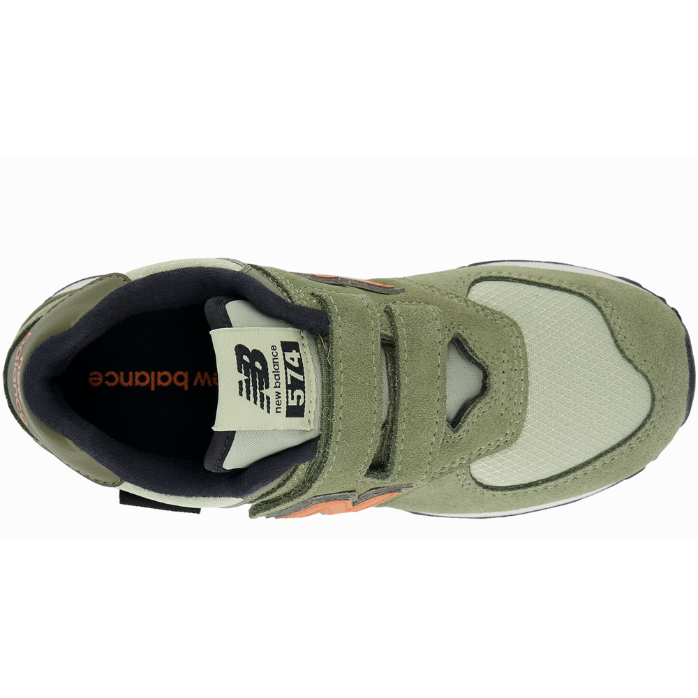 Dětské boty New Balance PV574SOF – zelené