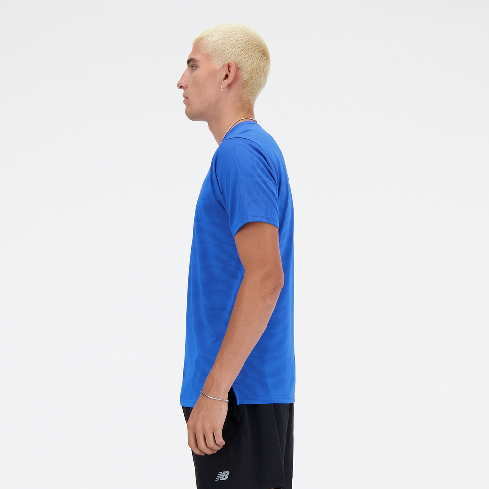 Pánské tričko New Balance MT41222BUL – modré