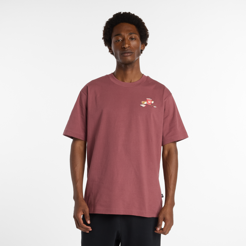 Pánské tričko New Balance MT53931WAD – bordó