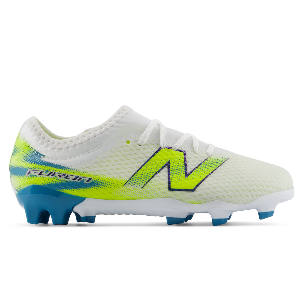 Dětské kopačky New Balance FURON TEAM JNR FG V9 YF3F3V9 – bílé