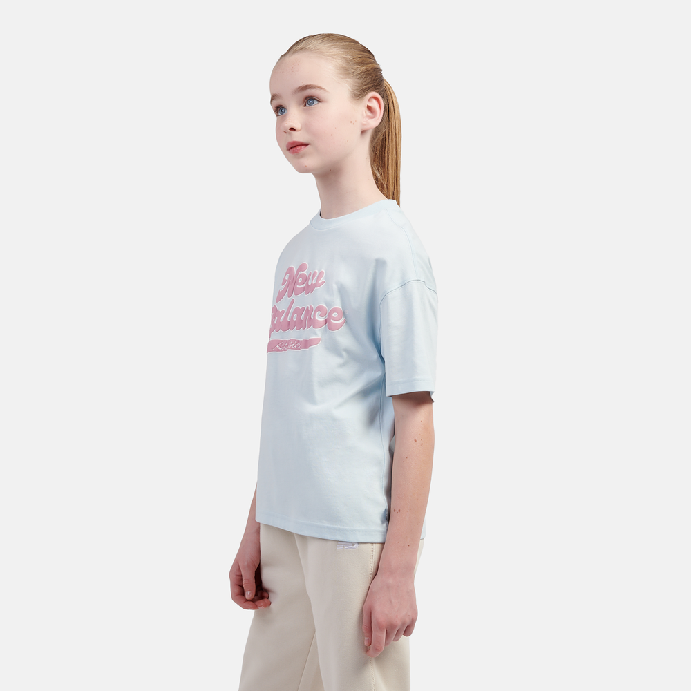 Dětské tričko New Balance LAKG0192FRL – modré