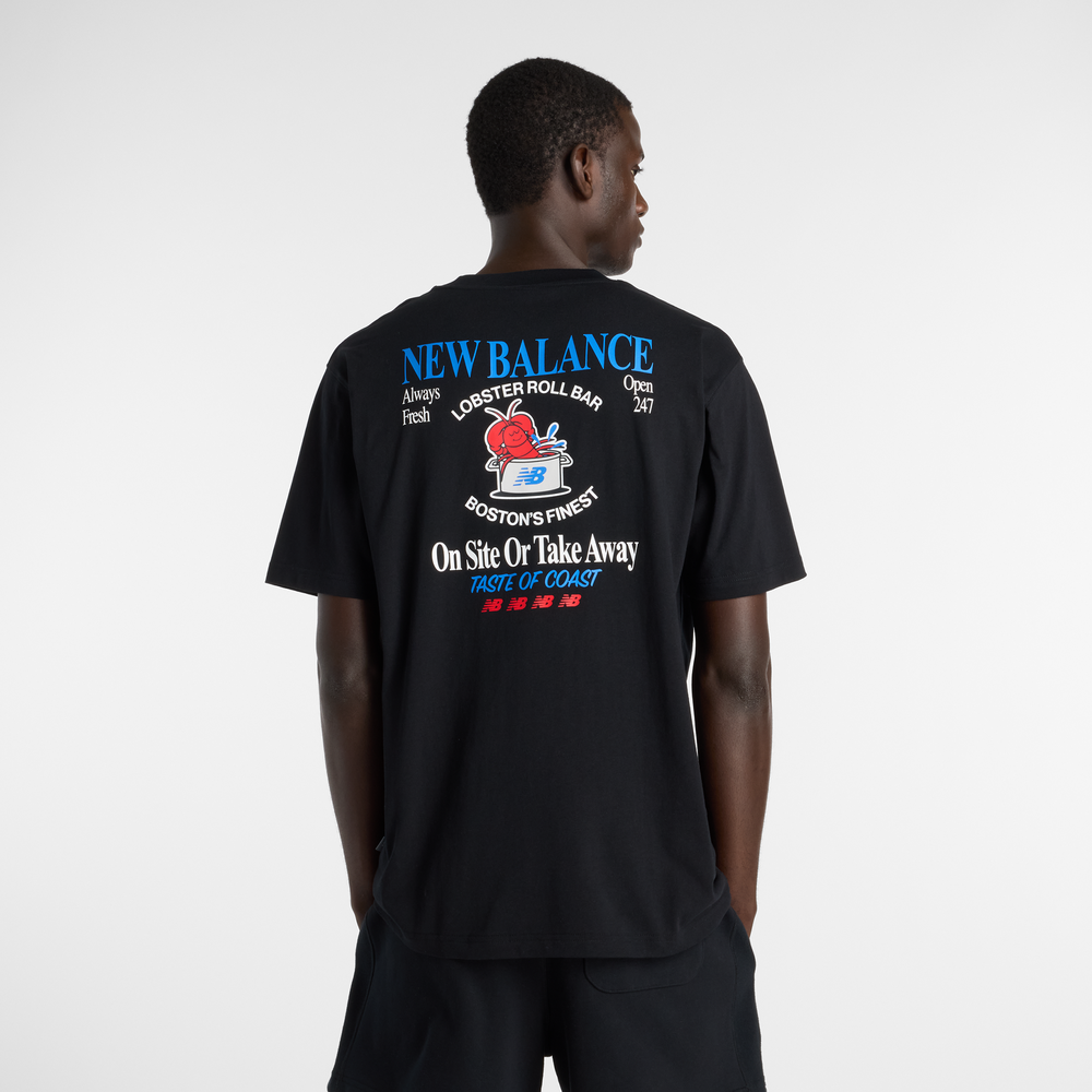 Pánské tričko New Balance MT61Y1F6BK – černé