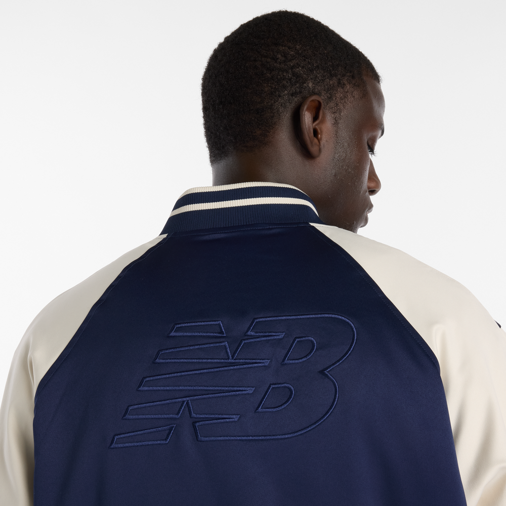 Pánská bunda New Balance MJ6102R7TNV – tmavomodrá