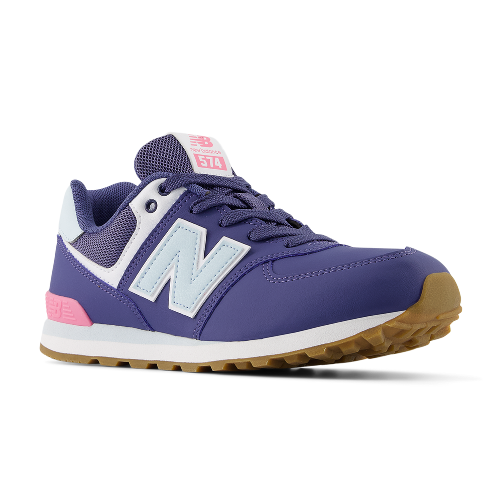 Dětské boty New Balance GC574NJ – tmavomodrá