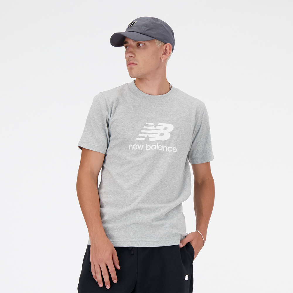Pánské tričko New Balance MT41502AG – šedé