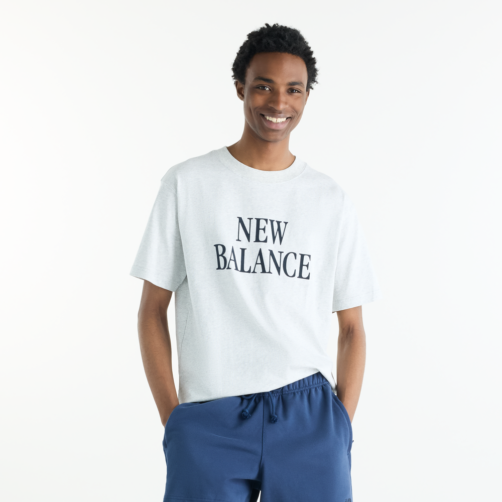 Pánské tričko New Balance MT62I3O5AHH – šedé
