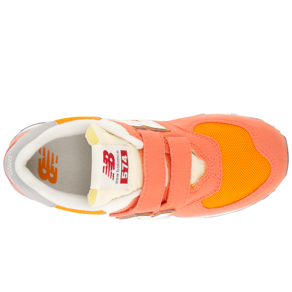 Dětské boty New Balance PV574RCB – oranžová