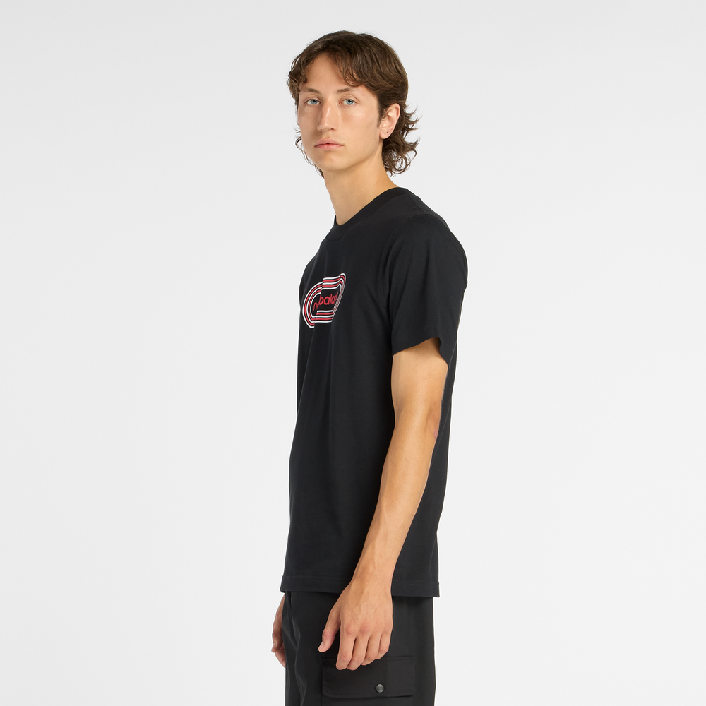 Pánské tričko New Balance MT61C48BBK – černé