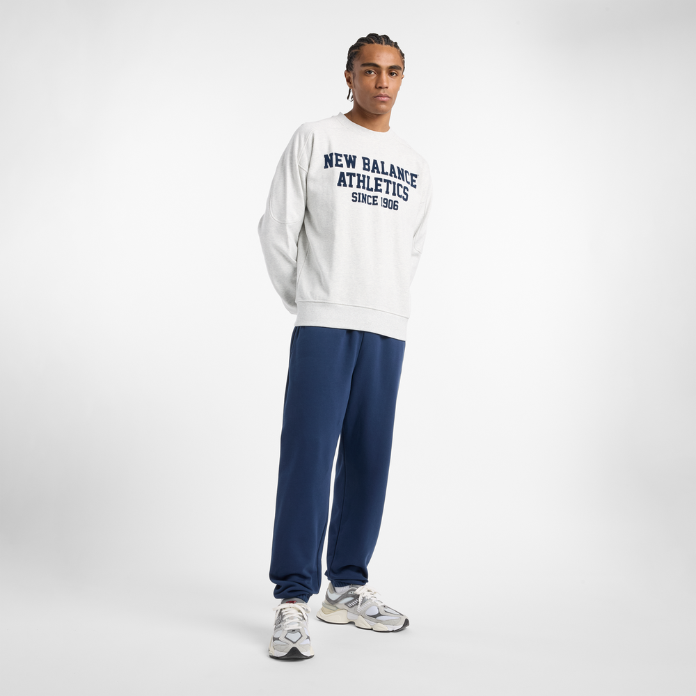 Pánská mikina New Balance MT51521AHH – šedé