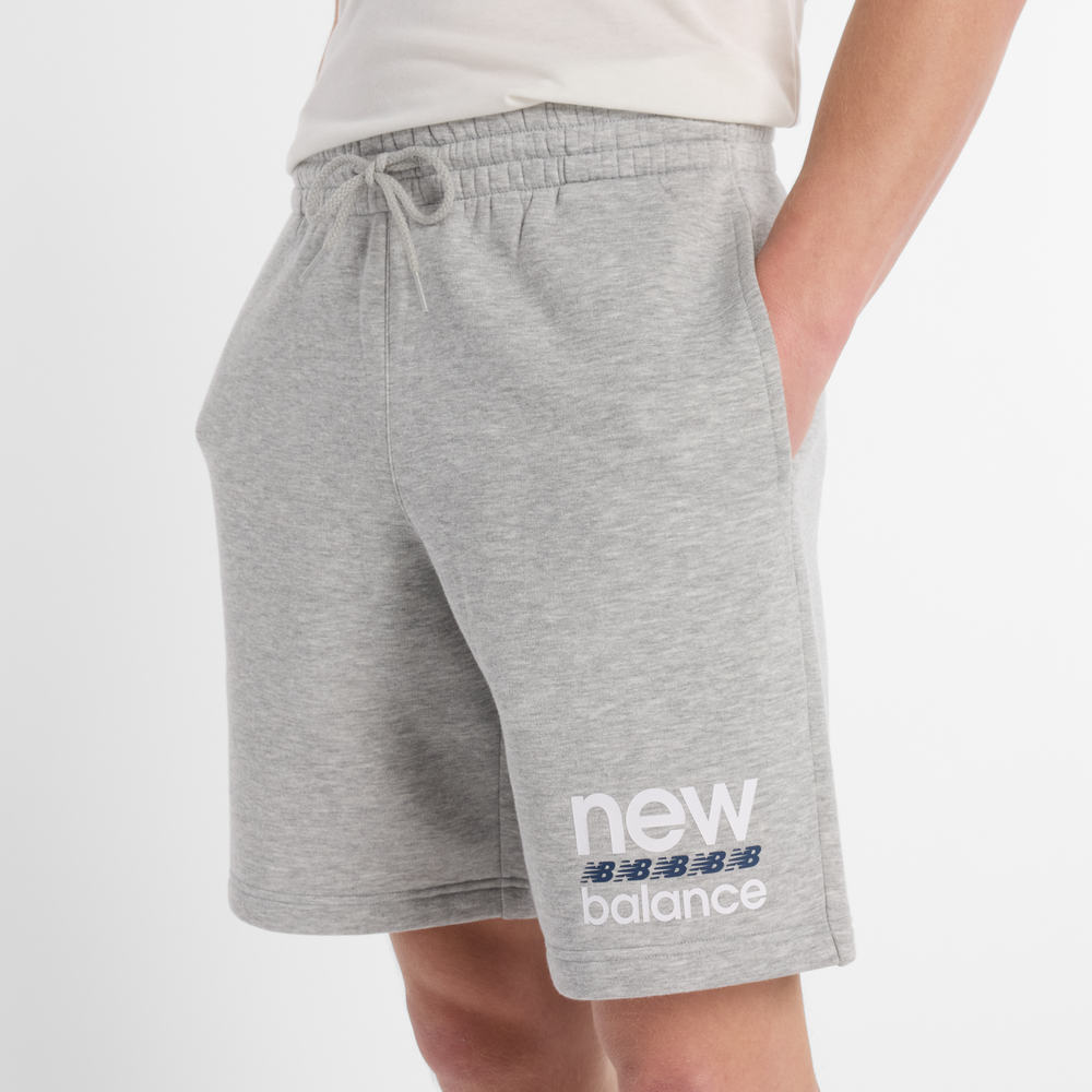 Pánské šortky New Balance MS51940AG – šedé