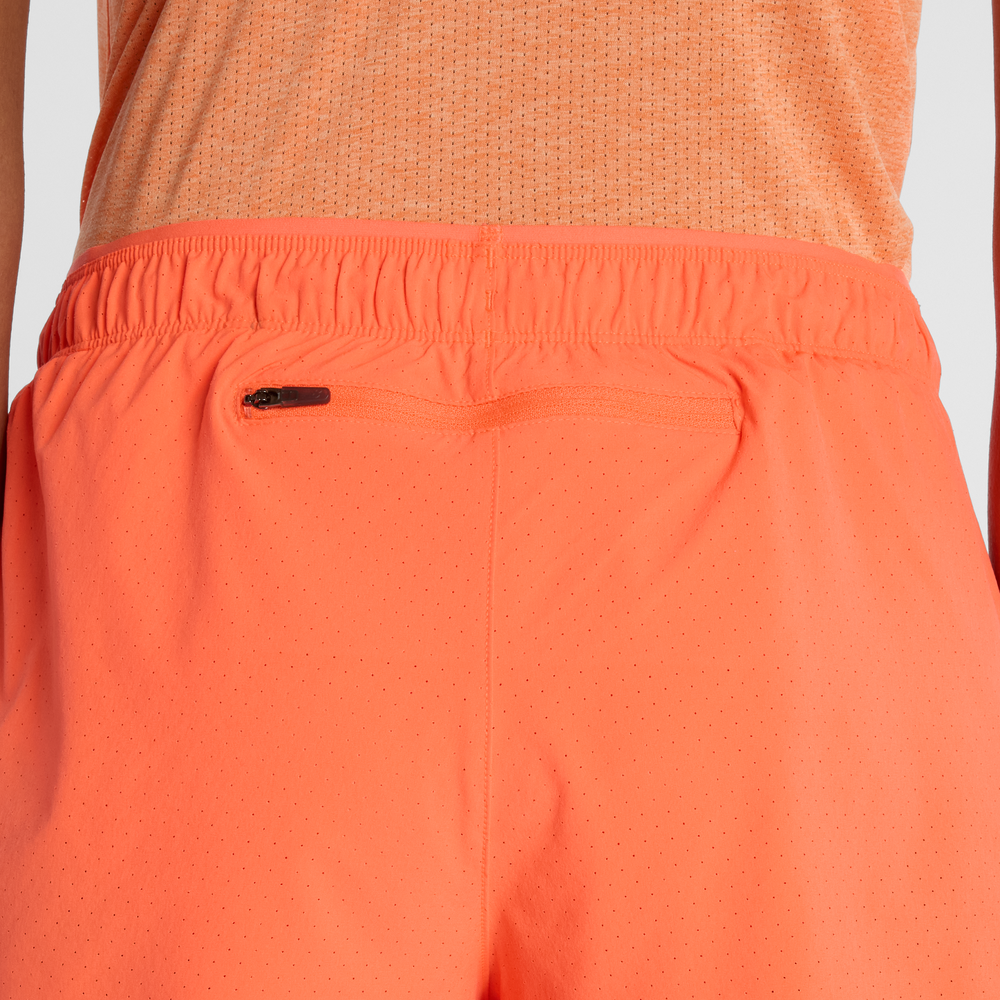 Dámské šortky New Balance WS41286AAE – oranžová