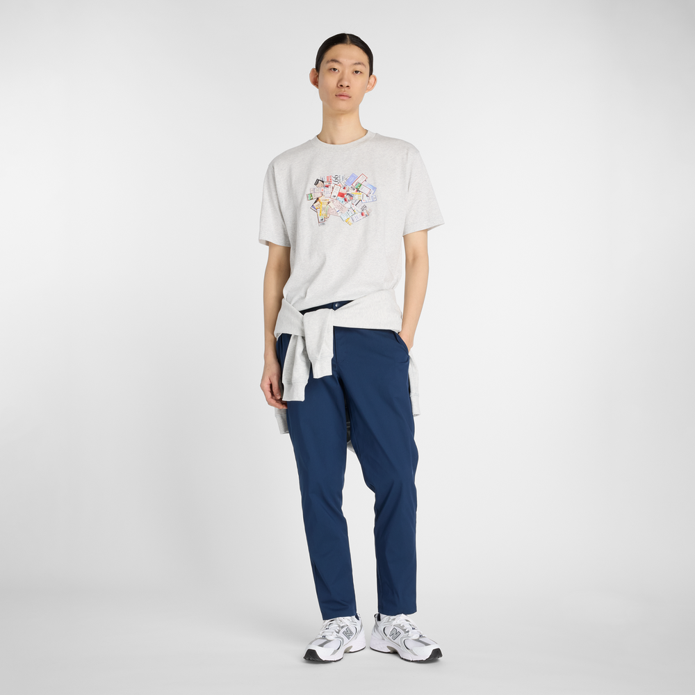 Pánské tričko New Balance MT53905AHH – šedé