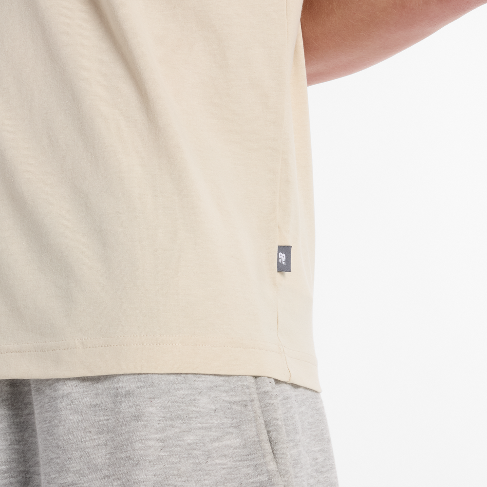 Pánské tričko New Balance MT51507TWF – béžové